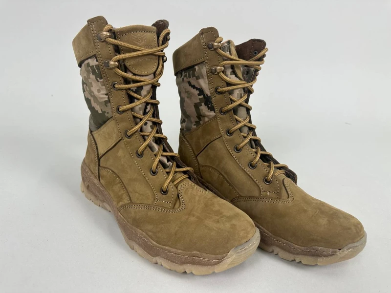 Берці ARMOS на хутрі Світлий піксель