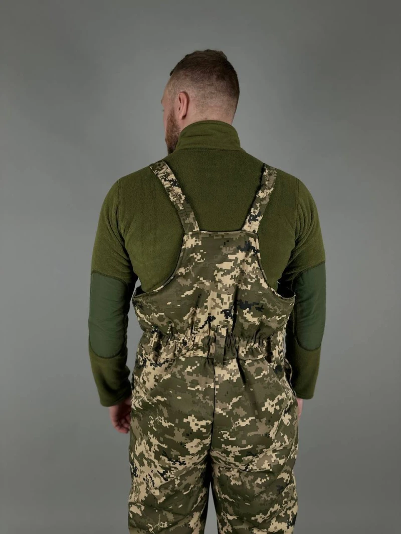 Напівкомбінезон зимовий Світлий піксель