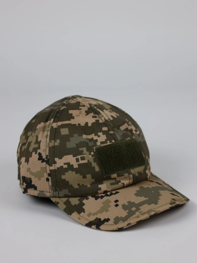 Бейсболка флис ушки Светлый пиксель