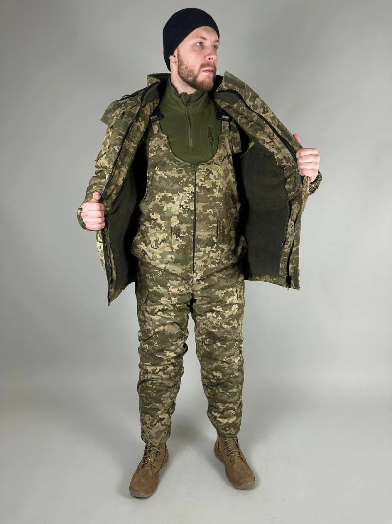 Костюм Горка ЗСУ зима Світлий піксель