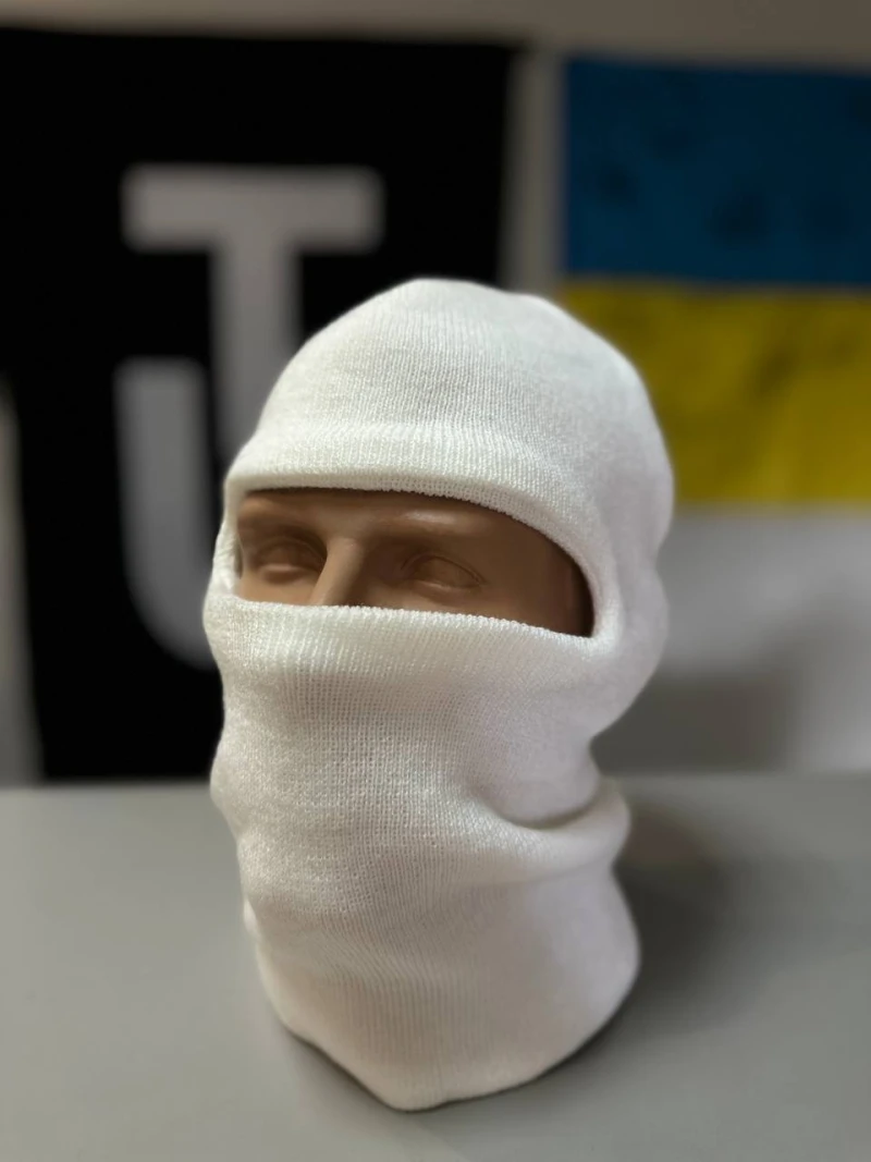 Балаклава в’язка 1-д Білий