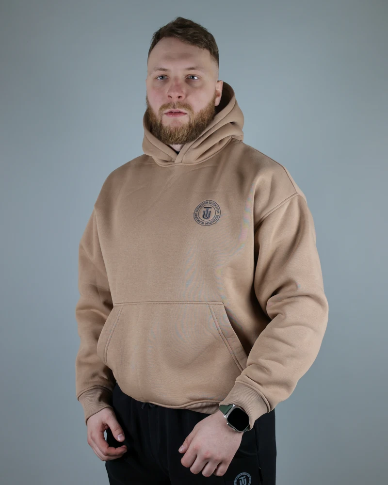 Худи футер с принтом №14 ULTIMATUM Койот