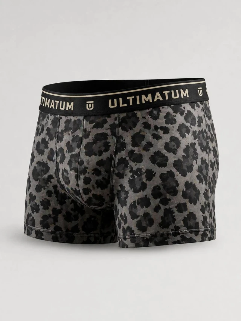 Боксери Ultimatum Underwear Чорний леопард