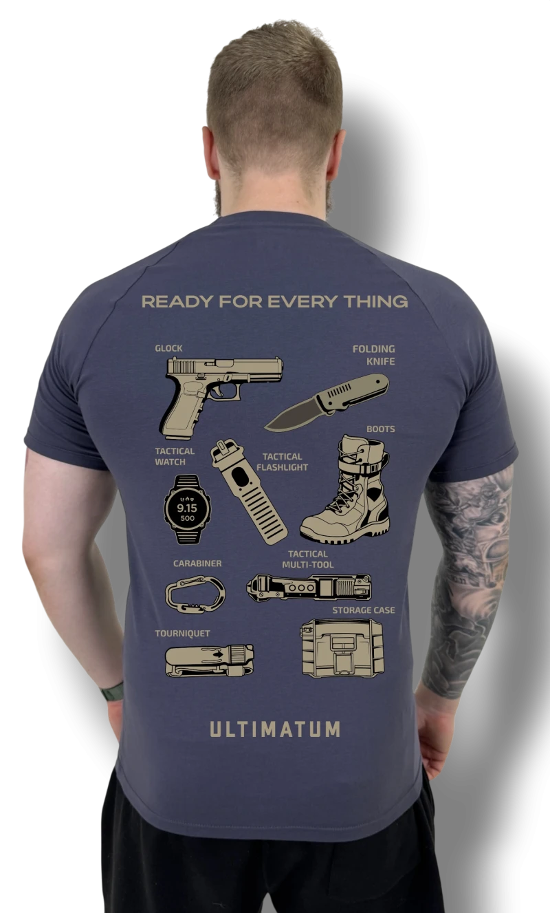 Футболка з back-принтом №20 ULTIMATUM Vector Графіт