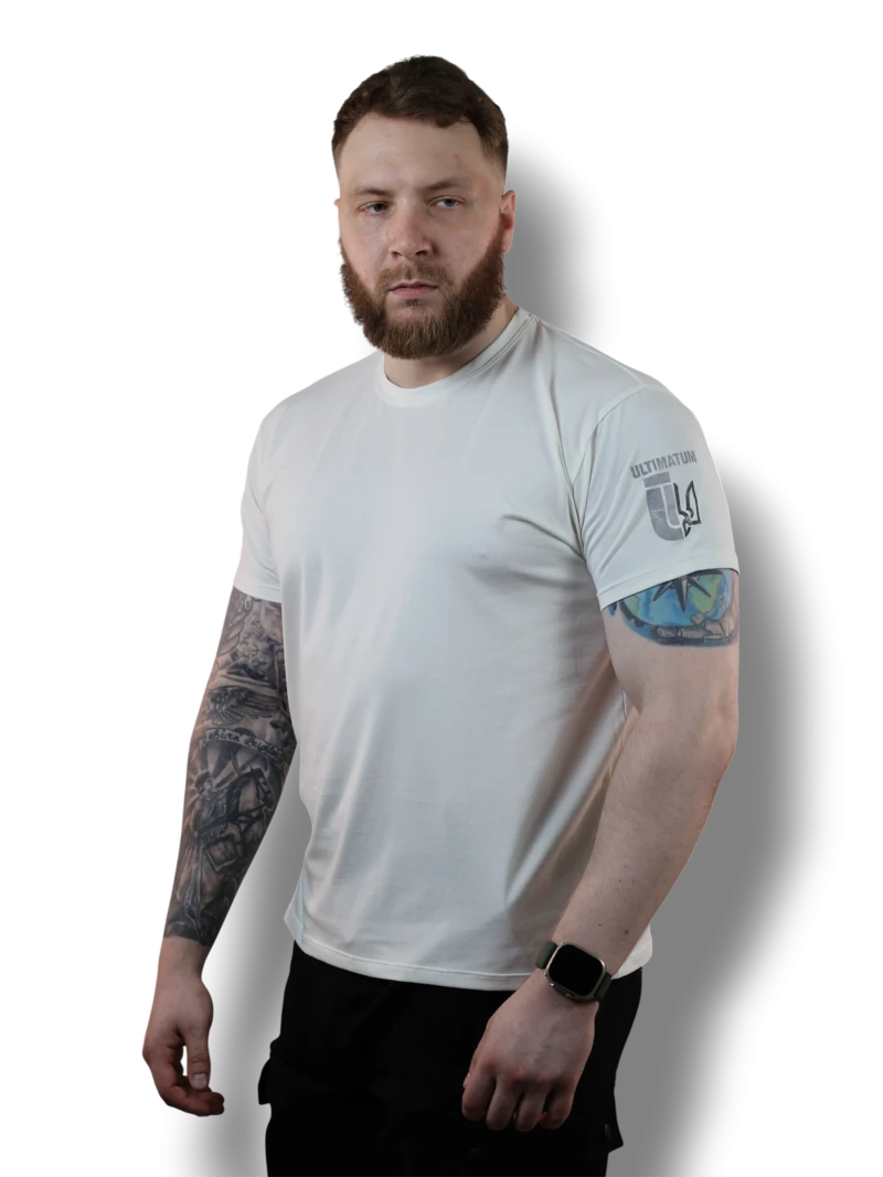 Футболка с принтом №21 ULTIMATUN SQUAD Белый