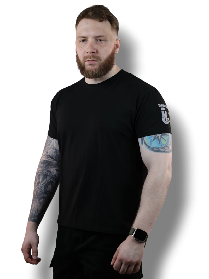 Футболка с принтом №22 ULTIMATUN SQUAD Чёрный